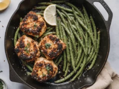 Easy Skillet Chicken with Crispy Green Beans