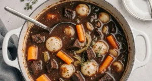 Warm and comforting beef