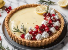 No-Bake Lemon Biscoff Tart Easy Dessert Bliss