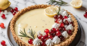 No-Bake Lemon Biscoff Tart Easy Dessert Bliss