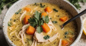 Golden Turmeric Chicken Soup – Healthy Comfort Meal