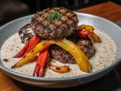Easy Steak Dinner with Creamy Pepper Sauce