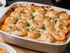 Easy Cajun Shrimp Cheese Comfort Food Dinner