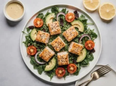 Easy Salmon Avocado Power Salad