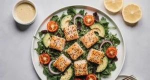Easy Salmon Avocado Power Salad