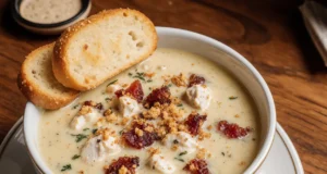 Creamy Chicken Alfredo Soup |Comfort Food Win