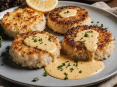 Crispy Crab Cakes with Zesty Lemon Butter |Easy Dinner