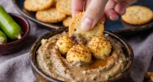 Creamy Mediterranean Grilled Eggplant Dip (Easy Appetizer)