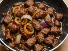 Delicious cumin infused fried beef |an easy dinner idea