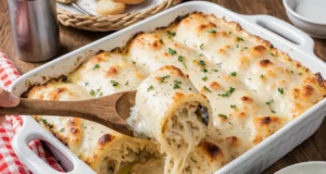 Cheesy Chicken Alfredo Comfort Dinner