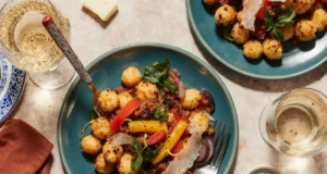 Easy Sheet Pan Gnocchi Veggie Dinner