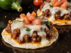 Crispy Beef & Bean Tostadas |Easy Dinner