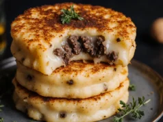 Potato Fritters Stuffed with Minced Meat | Easy Dinner