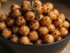 Crispy Spicy Chickpea Bites Appetizer