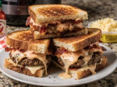 Crispy Bacon Cheeseburger Melts