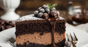 Irresistible Molten Chocolate Comfort Dessert