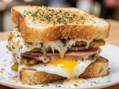 Easy Breakfast Sandwich with Eggs & French Toast