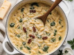 Creamy Spinach Orzo – Easy Comfort Dinner