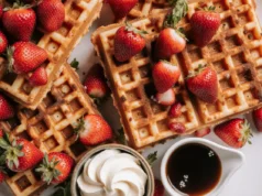 Crispy & Fluffy Breakfast Waffles (Easy!)