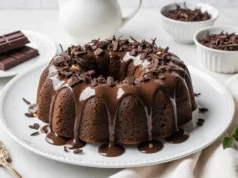 Decadent Glazed Chocolate Bundt Cake (Easy Dessert)