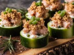 Creamy Tuna Cucumber Bites | Simple Appetizer
