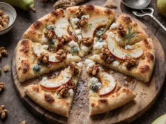 Sweet Pear & Blue Cheese Pizza