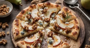 Sweet Pear & Blue Cheese Pizza