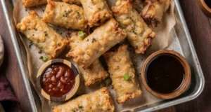 Crispy Comfort Food: Easy Beef Spring Rolls