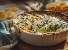 Spinach and artichoke appetizer with cheese | wonderful creamy appetizer