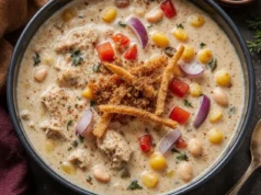 Easy Cajun White Chicken Chili recipe