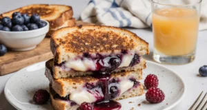 Blueberry & Brie Grilled Cheese