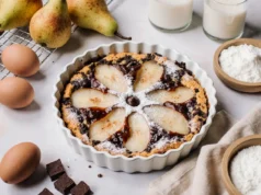 Easy Chocolate and Pear Clafoutis