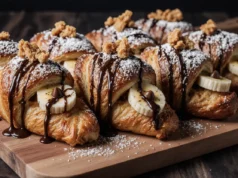 Easy Chunky Monkey Croissant Breakfast