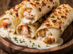 Crab & Shrimp Queso Fiesta Rolls