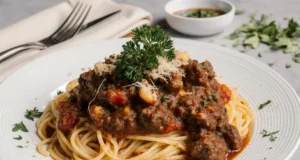 Quick Beef Bolognese Dinner