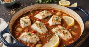 Spanish Fish & Potato Stew | ARustic Mediterranean Classic