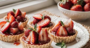 Strawberry Tartlets with Vanilla Pastry Cream