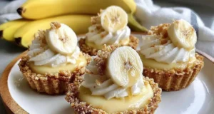 Mini Banana Cream Dessert Pies – Easy No-Bake